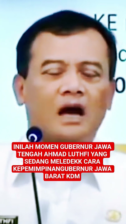 INILAH MOMEN AHMAD LUTHFI YANG SEDANG MELEDEK CARA KEPEMIMPINAN KDM #kdm #gubjabar #ahmadlutfi