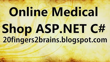 Online Medical Shop Website Project in ASP.NET C# Shopping Cart