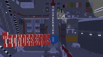 Classic Thunderbird 1 Launch |Minecraft Animation|