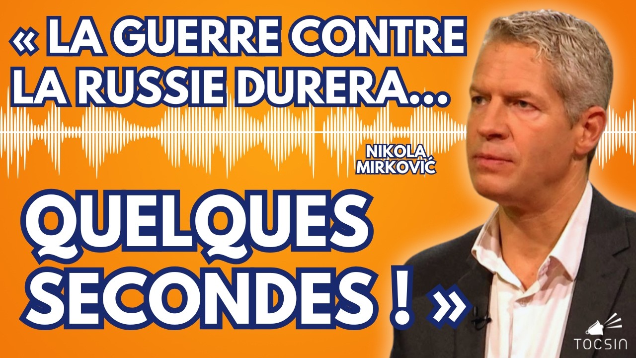 « Ursula veut envoyer les enfants des autres mourir pour elle ! » - Nikola Mirkovic