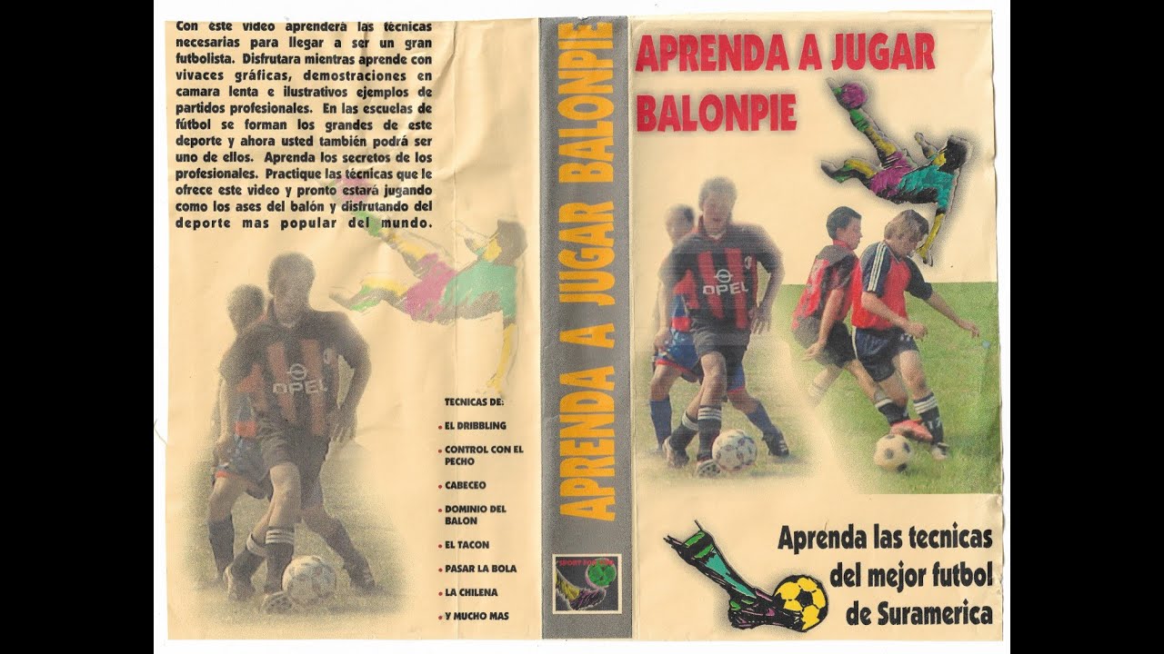 (VHS 60fps) Aprenda a Jugar Balonpie/How To Play Soccer (Purto Rician VHS)