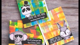 Ink Card Swiping Father’s Day Card