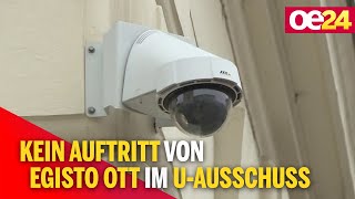 Kein Auftritt von Egisto Ott im U-Ausschuss