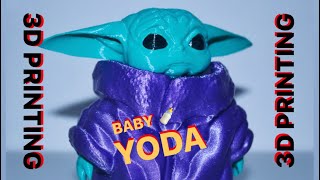 3D Printing Progression || BABY YODA || CraftBot 2