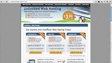 Get a Domain Name and Hosting With Hostgator - Update!