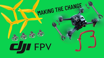 DJI FPV - AIKON Prop Adapter Mounts / Leg Braces / Gimbal Bumper / Props