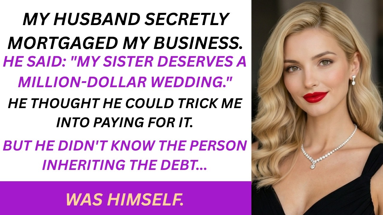 My Husband Secretly Mortgaged My Business to Fund His Sister’s Million-Dollar Wedding.