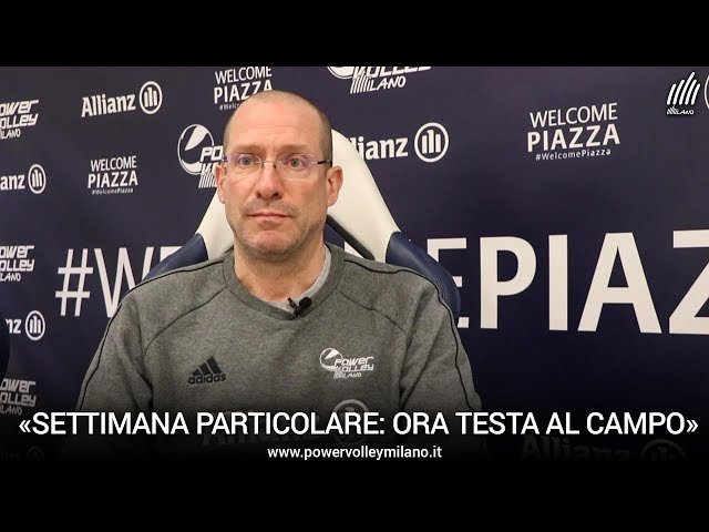 Powervolley Milano, l'intervista di coach Roberto Piazza