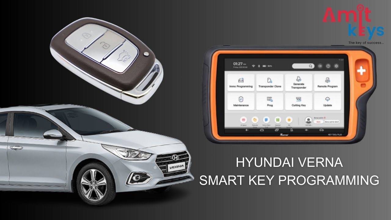 HYUNDAI VERNA SMRAT KEY PROGRAMING @AmitKeys  @xhorseglobal6862 #keytoolplus #huyndai NDAI #verna.