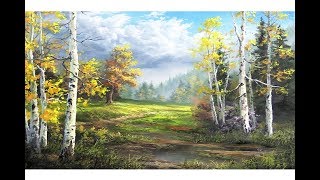 Birch Trees After the Storm | Paint with Kevin