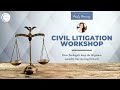 Civil Litigation Workshop for Paralegals and Legal Assistants