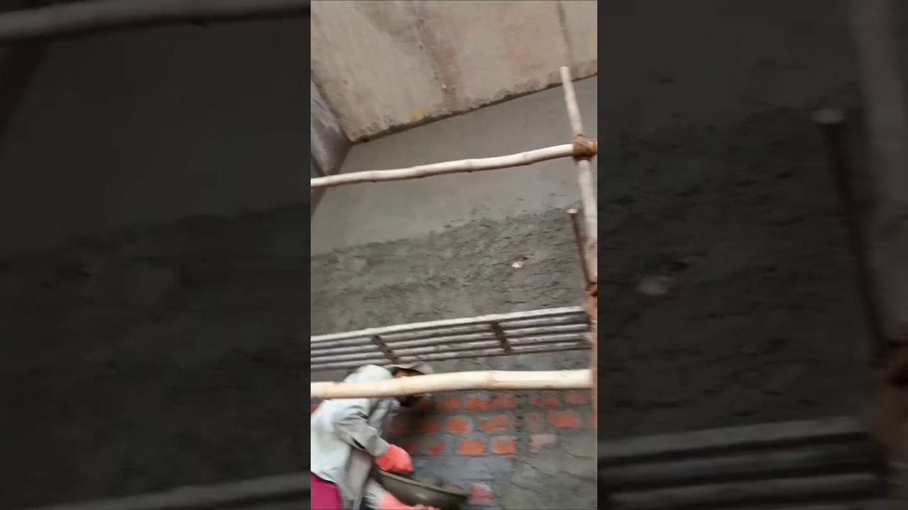 viral plaster work construction 