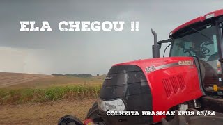 TIVEMOS QUE CORRER DA CHUVA - COLHEITA DE SOJA OESTE SC