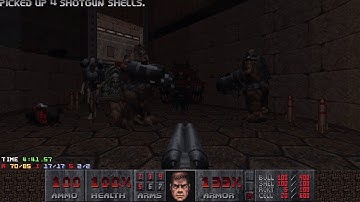 Doom 2 - DBP64: The Vast Silence (Map 4: ﻿Gourd-geous hemh﻿orrag﻿﻿e): UV-Max (Author: Killerratte)