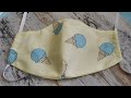 Многоразовая маска за 10 минут / DIY Mask / многоразовая маска своими руками / как пошить маску  DIY