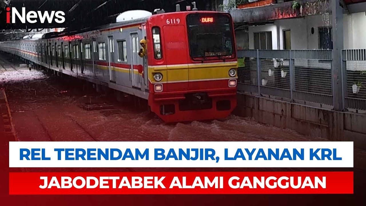 Banjir Parah Jabodetabek Lumpuhkan Jalur KRL, Perjalanan Penumpang Tersendat | Breaking News 18/1