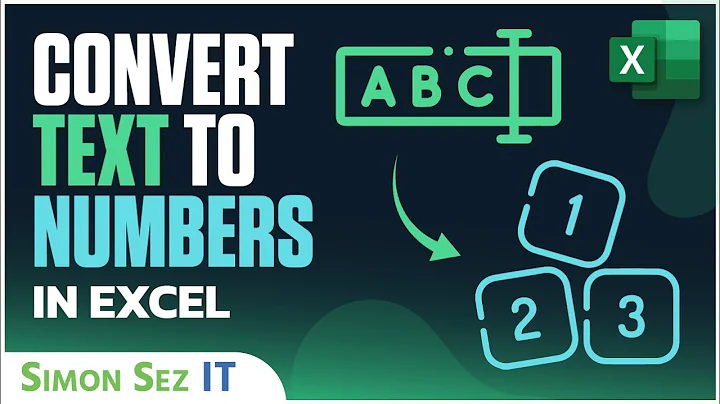How to Convert Text to Numbers in Excel