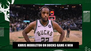 Khris Middleton on dropping 40 PTS for Bucks in Game 4 vs. Suns | 2021 #NBAFinals