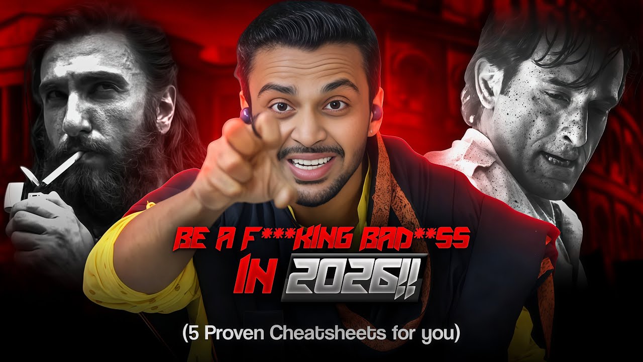 How to be a Deadly Bad**ss in 2026!🗿! | 5 Cheatsheets to Fully Dominate 2026🔥 (रट लो!....)