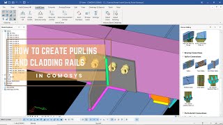 How to Create Purlins and Cladding Rails in COMOSYS