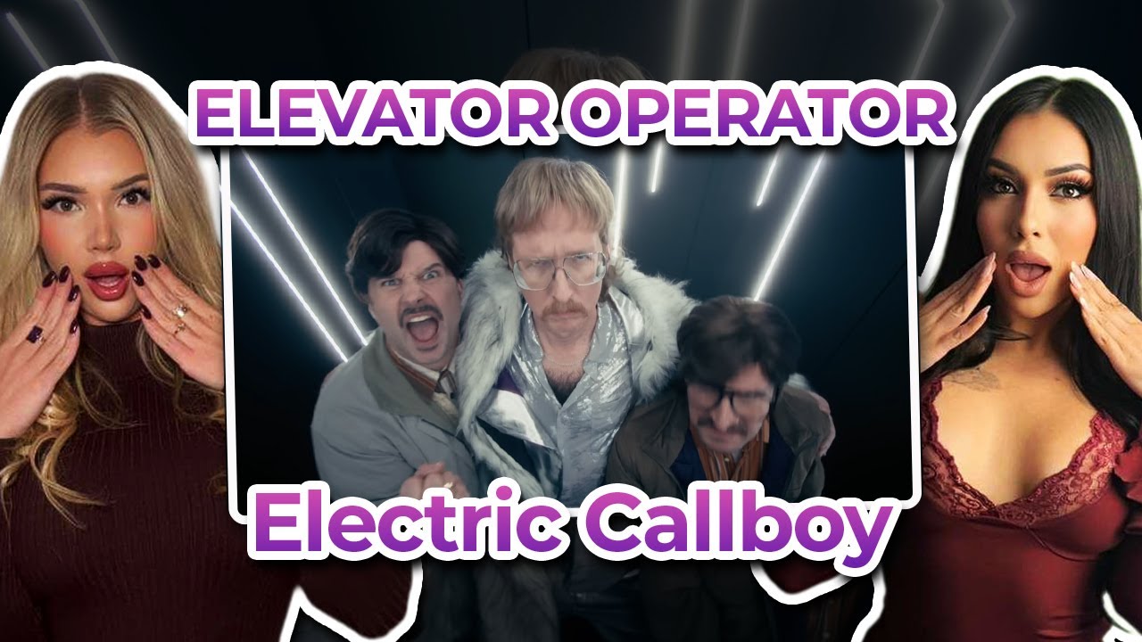 Foreign Girls FIRST TIME Reaction to Electric Callboy - Elevator Operator 