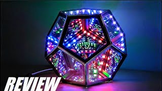 REVIEW: Infinity LED Dodecahedron Lamp - Coolest Mood Light? Trance Magic Table Lamp