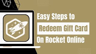 How To Redeem Rocket Gift Card - Use Rocket Gift Card Online !