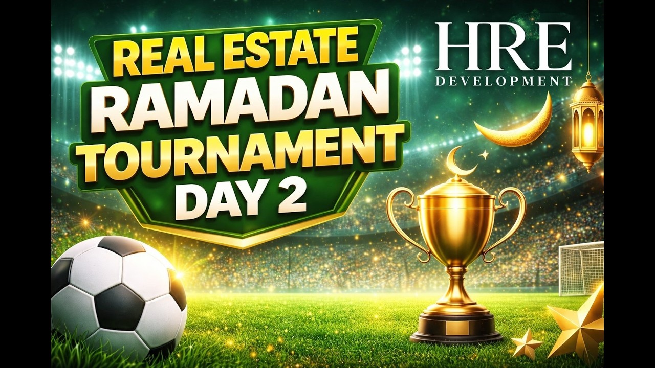 REAL ESTATE RAMADAN TOURNAMENT - DAY 2 - DXR vs 300 REAL ESTATE #UAEFootball #FootballLive