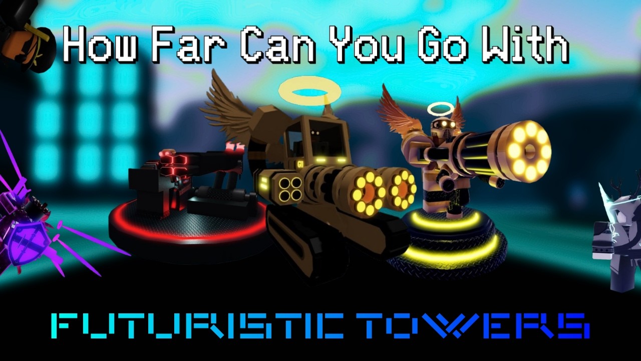 How Far Can You Go With Futuristic Towers | Tower Battles: Battlefront ...