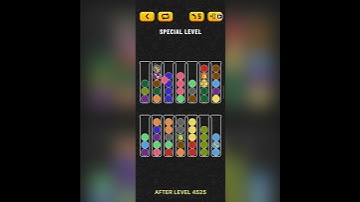 Ball Sort Special Level - Locked Ball (after Level 4525)