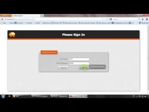 Java EE (J2EE) Tutorial for beginners Part18 - Implement existing user authentication, Sign In form