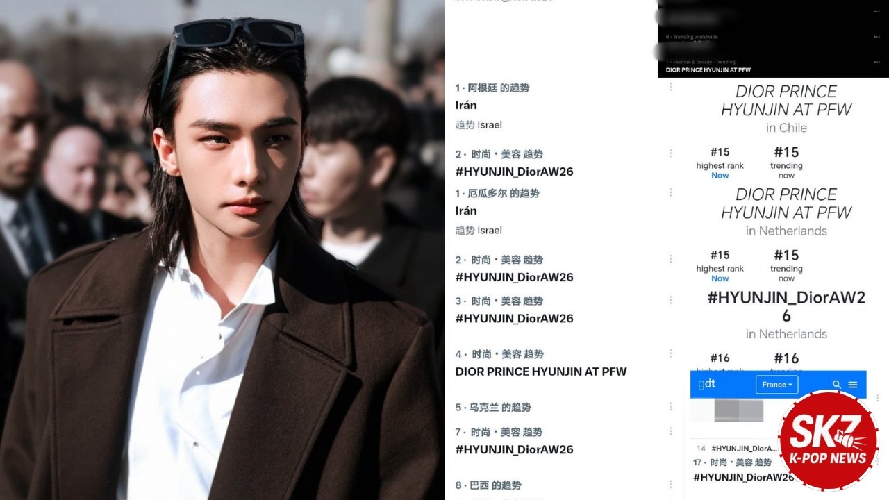 HYUNJIN Shakes the Fashion World at Paris Fashion Week! His Style Sparks Global Trends!