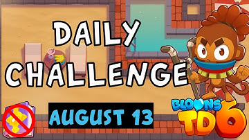Bloons TD 6 Daily Challenge | Beast Handler Only | No MK No Powers | August 13 2023
