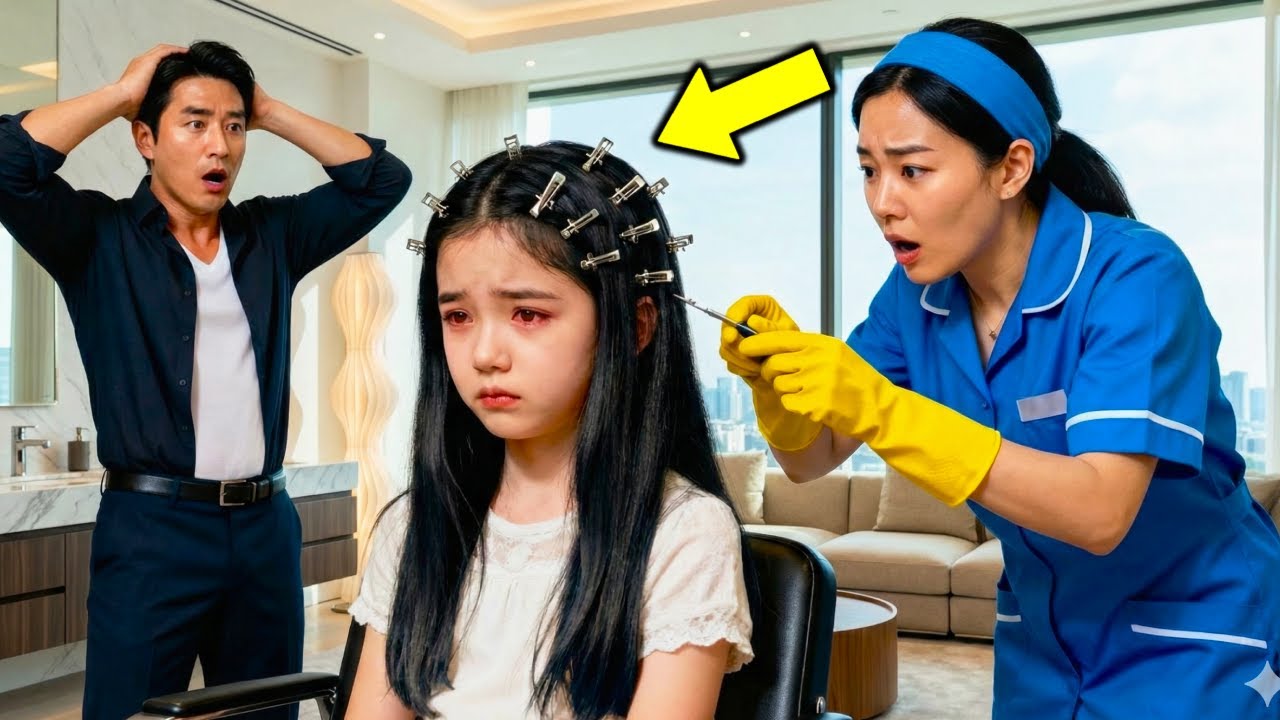 억만장자의 딸은 매일 고통 속에 살았다… 그러던 어느 날 새로 온 청소부가 그녀의 머리에서 충격적인 것을 제거했다