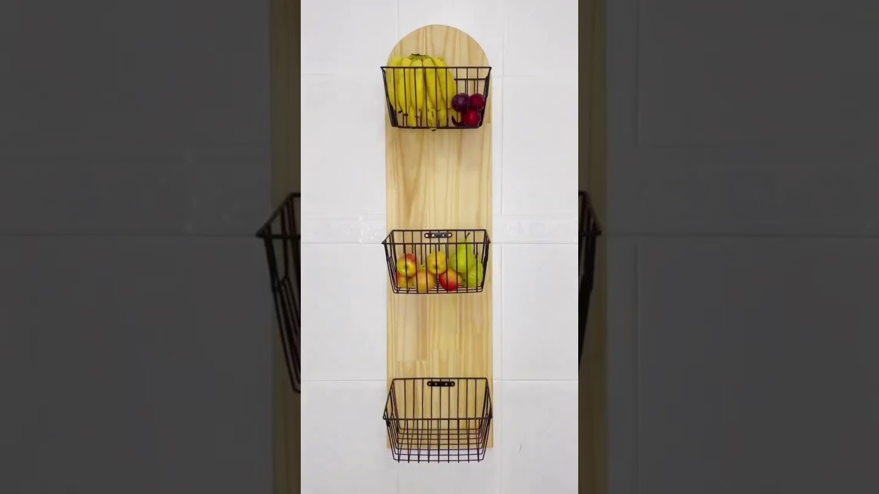 DIY Veggies Basket Wall 