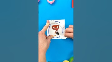 Making Paper Crafts with Anger by Inside Out 2 🔥#insideout #insideout2 #papercraft #papercraft #diy