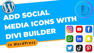 How to Add Social Media Icons in Blog With Divi Builder in WordPress | Divi   Builder Tutorial 2022