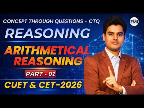 ARITHMETICAL REASONING Tricks 🔥 | CTQ Method | Reasoning for CUET- CET ...