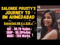 Salonee prustys journey to top b school converted iim ahmedabad  xlri jamshedpur cat  9978ile