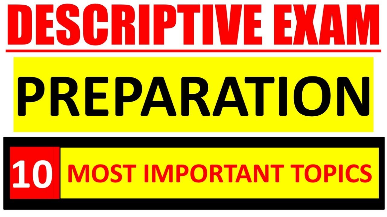 SSC CGL DESCRIPTIVE PAPER PREPARATION 10 MOST IMPORTANT TOPICS FOR