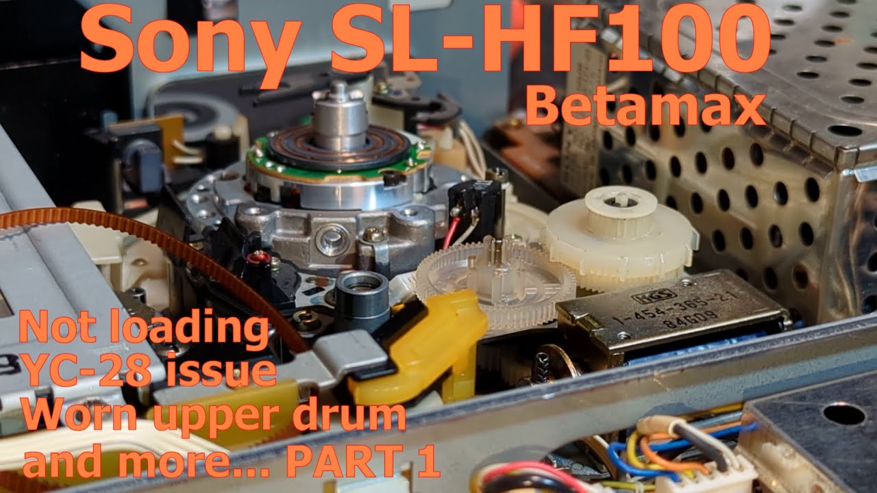 Sony SL-HF100 Betamax - Part 2 - No colour (Doing things the