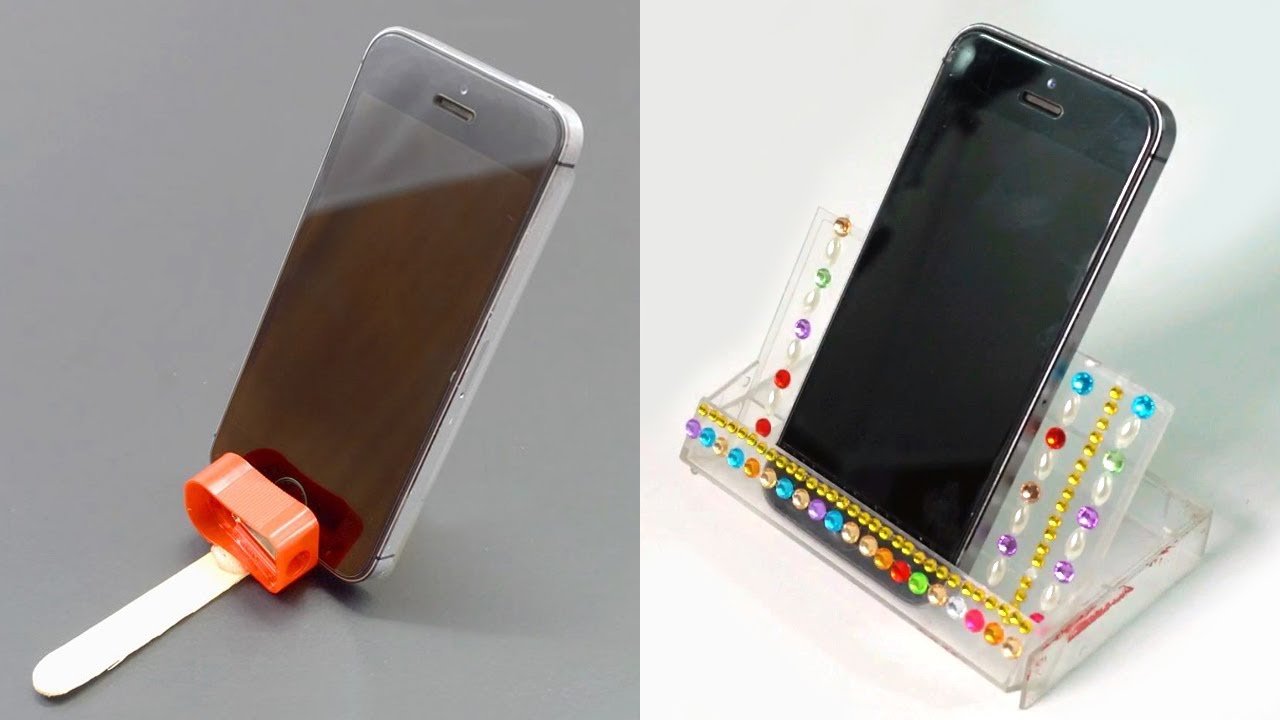 MOBILE STANDS THAT YOU NEED ART AND CRAFT IDEAS YouTube