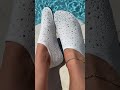 Glam up your water game! ✨💎 #watershoes