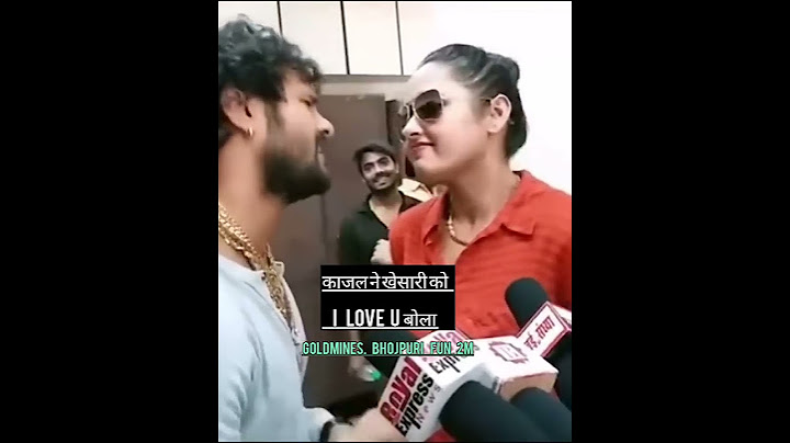 #shorts🔥काजल ने खेसारी को आई लव यू बोला वीडियो तेजी से हो रहा वायरल#khesari #khesari_stageshow