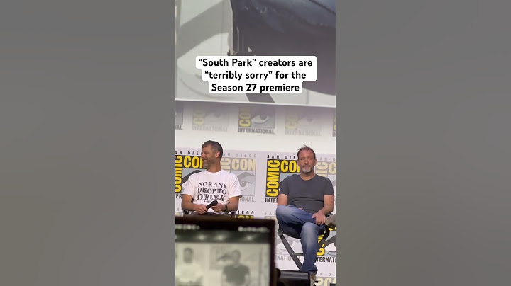 “South Park” creators are “terribly sorry” for the Season 27 premiere