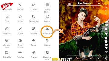 New Snapseed Hdr effect Photo editing 🥵 Background Change Realistic Face Smooth Tutorial Tricks 2024