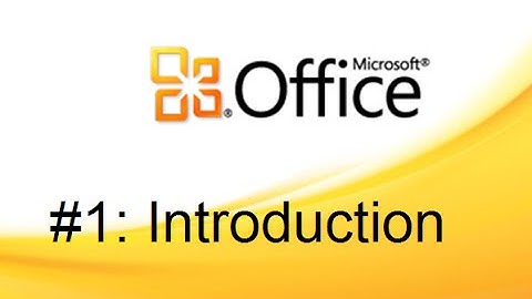 Lesson # 1 Introduction (Microsoft Office Word 2007/2010 Tutorial)(Urdu & Hindi)