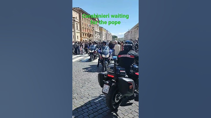 Carabinieri -  Police Waiting For The Pope outside St Peter's Basilica Rome Italy