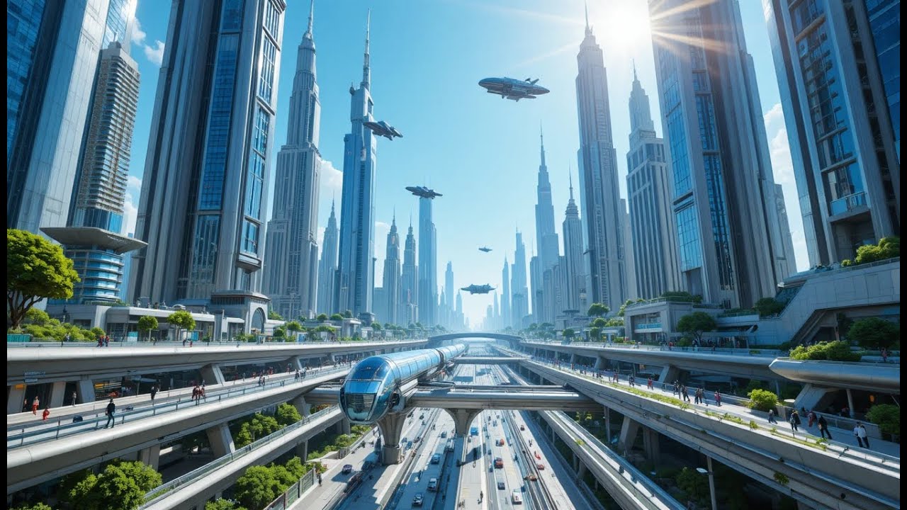 Future City 2195: | Epic Sci‑Fi AI Short Film (4K) - YouTube