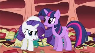 Rarity Booty Bumps Twilight with Cartoon Sound Effects (Request by @GoSoundsEffectscartoons )